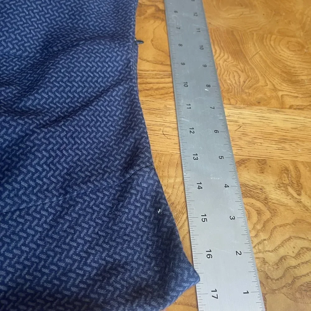 BLUE TWEED Midi Flare Skirt!